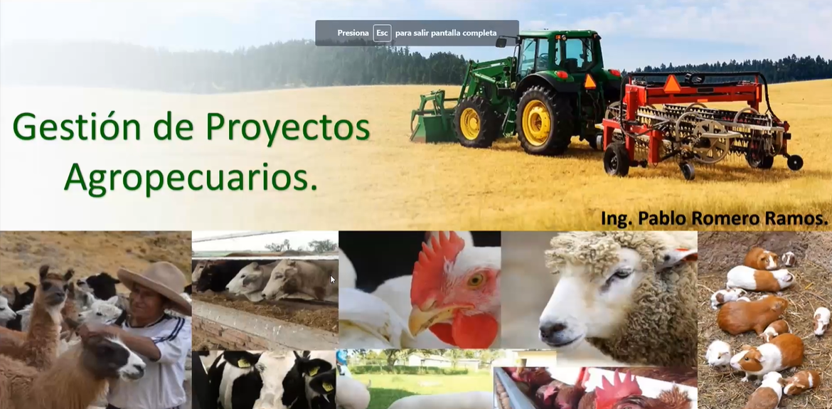 INTRODUCCIÓN A LA GESTIÓN DE PROYECTOS AGROPECUARI